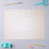 Blush Pink White Peach Ombre Gold Confetti Seidenpapier (Basteln)