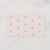 Blush pink wie groß ist die Bauchschutzkarte des M Begleitkarte (Rückseite)