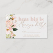 Blush pink wie groß ist die Bauchschutzkarte des M Begleitkarte (Vorderseite)