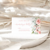 Blush pink wie groß ist die Bauchschutzkarte des M Begleitkarte