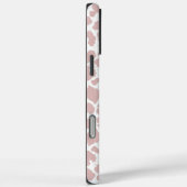 Blush Pink Zebra Animal Print iPhone Case-Mate iPhone Hülle (Rückseite / Rechts)