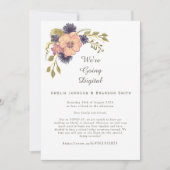Blush Pink Zoom Einladung Hochzeitsfeiern (Vorderseite)