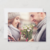 Blush Poppies Speichern Sie die Datumskarten mit F Save The Date (Rückseite)