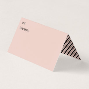 Blush Potluck Dish Rezept Zent Cards, Polka Dots Visitenkarten