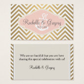 Blush Preppy Zickzack Strip Moderner Nautical Anke (Vorne & Hinten)