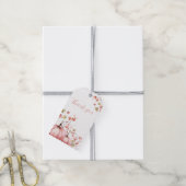 Blush Pumpkin Herbst Berry Baby Dusche Danke Geschenkanhänger (Mit Garn)