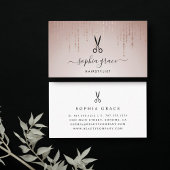 Blush Rain Hairstylist Visitenkarte