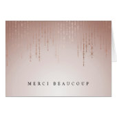 Blush Rain Merci Beaucoup Vielen Dank Karten (Vorderseite (Horizontal))