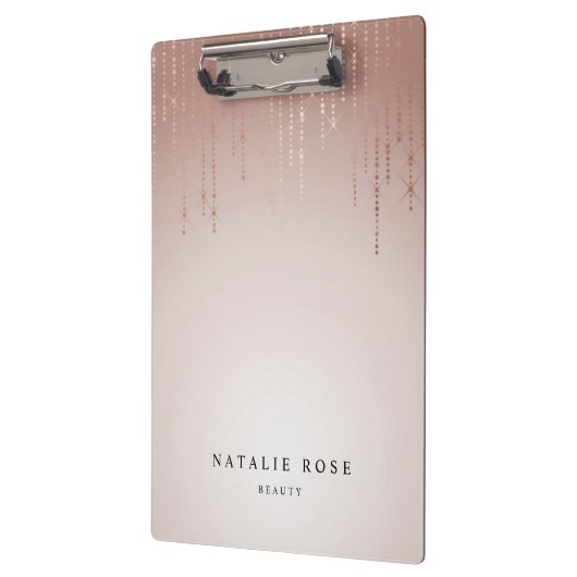 Blush Rain Personalisiert Klemmbrett (Links)