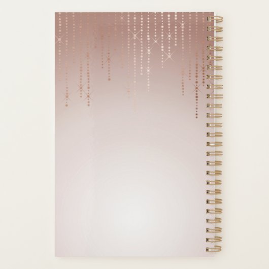 Blush Rain Personalisiert Planer (Rückseite)