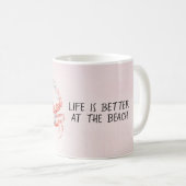 Blush Red Ocean Crab Kaffeetasse (VorderseiteRechts)