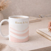 Blush Ripple White Classic Mug, 11 oz Kaffeetasse