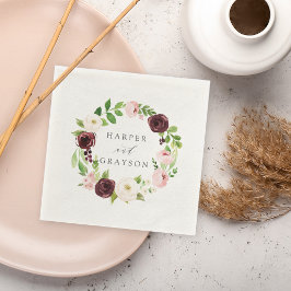 Blush Romance | Blumenzeremonie Serviette