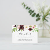 Blush Romance Display Showcard Begleitkarte (Stehend Vorderseite)