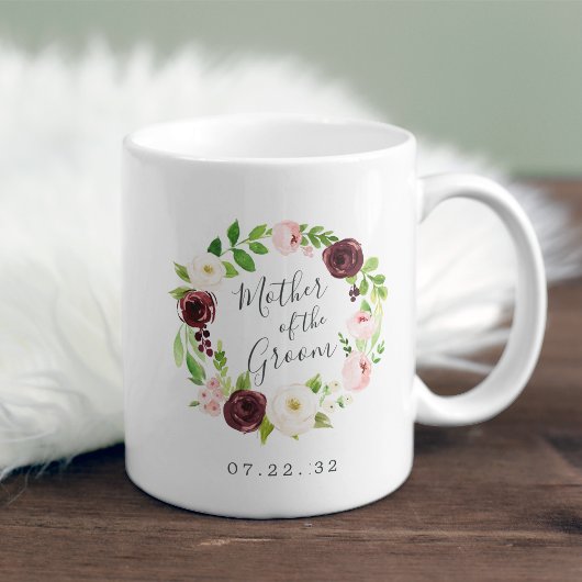 Blush Romance Mutter des Bräutigams Kaffeetasse