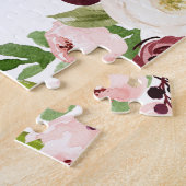 Blush Romance | Personalisiert sei mein Blumenmädc Puzzle (Seite)
