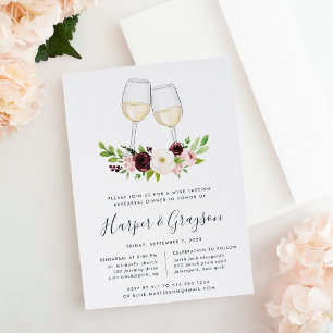 Blush Romance Probe Dinner Einladung
