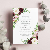 Blush Romance Wedding Einladung