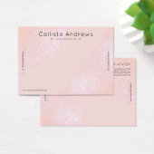 Blush Rosa Glitzer Geo Herzschrittmesser (Schreibtisch)