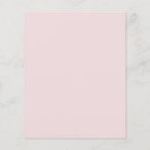 Blush-Rose | 80. Budget Geburtstag Einladung (Rückseite)