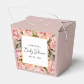 Blush Rose Blumenspülung Geschenkschachtel (Rückseite)