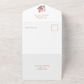 Blush Rose Boho Weda All In One Einladung (Außenbereich)