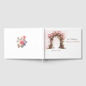 Blush Rose Boho Wedding Arch Wedding Gästebuch (Voll)