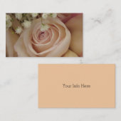 Blush Rose Business Cards Visitenkarte (Vorne/Hinten)