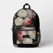 Blush Rose Classic Dutch Moody Baroque Bedruckter Rucksack (Vorderseite)