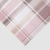 Blush Rose Creme Brown Streifen Geburtstag Seidenpapier (Ausschnitt)