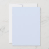 Blush Rose Eleganz Hochzeitseinladung Einladung (Rückseite)