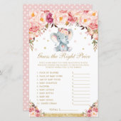 Blush Rose Elephant Raten Sie das richtige Preissp (Vorne/Hinten)