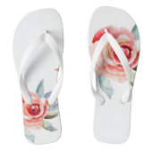 Blush-Rose-Flip-Flops Badesandalen (Fußbett)