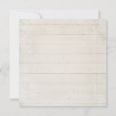 Blush Rose Floral Gold Moderne Typografie Script Einladung (Rückseite)