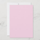 - Blush Rose Floral Wedding Invitation Einladung (Rückseite)
