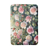 Blush Rose Garden Mat Badematte (Vorderseite Vertikal)