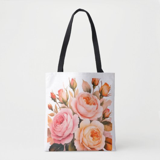 Blush Rose Garden Tasche (Vorderseite)