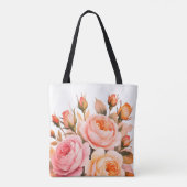 Blush Rose Garden Tasche (Rückseite)