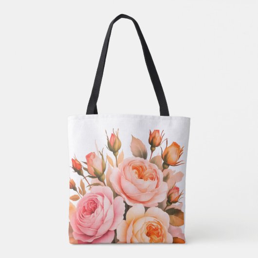 Blush Rose Garden Tasche (Rückseite)