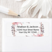 Blush & Rose Gold Gerahmte Hochzeitsstimmung Rücks (Insitu)