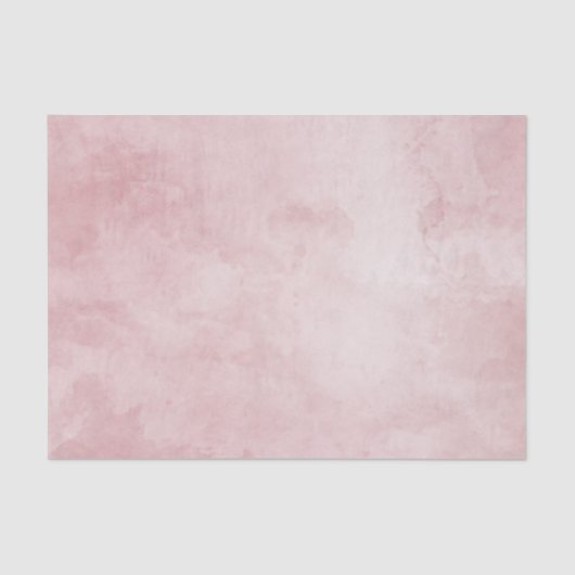 Blush & Rose Gold Gerahmte Wasserfarbenhochzeit Seidenpapier (Vorderseite)