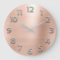 Blush Rose Gold Peach Gray Metallische arabische Z
