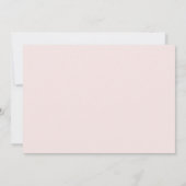 Blush Rose Gold Quinceañera (Rückseite)