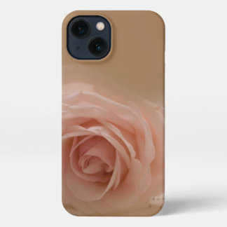 Blush Rose iPhone 13 Slim Fit Case, Glossy iPhone 13 Hülle