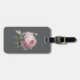 Blush Rose Luggage Tag — Lumina & Ash Collection Gepäckanhänger