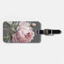 Blush Rose Luggage Tag — Lumina & Ash Collection Gepäckanhänger