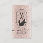 Blush-Rose mit Blush- Visitenkarte (Vorderseite)