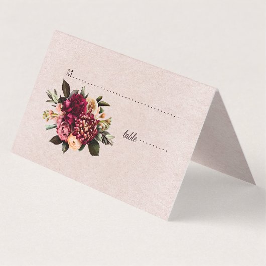 Blush-Rose Platzkarte