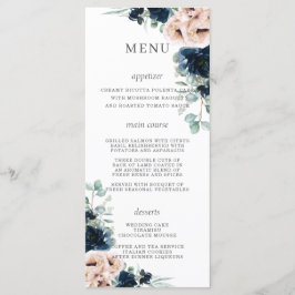 Blush Rose Poppies Blumenmenü für Hochzeiten in Na Programm
