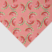 Blush Rose Red Green Watermelons Birthday Seidenpapier (Ausschnitt)